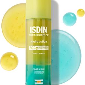 لوسیون ضدآفتاب دو فاز ایزدین هیدرو لوشن Protect  Detox SPF 50