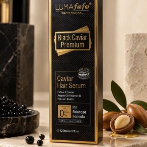 سرم مو خاویار مشکی لومافوفو مدل Black Caviar Premium حجم 120 میل