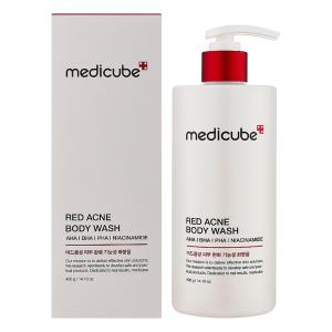 شوینده بدن ضد آکنه قرمز مدی کیوب 400 گرم